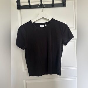 Sunday Best Black Short Sleeve Tee Waist